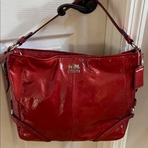 Coach Red Patent Leather Purse
